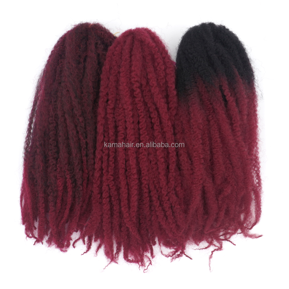 Vast Hair Workshop Craft Detail 5 for KAMA Cuban Twist Hair for Braiding Hair Afro Kinky Curly Crochet Synthetic Marley Bulk Single Weft 18inch Hair Extension