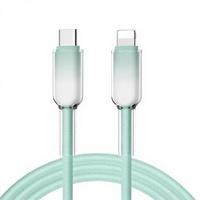 Câble de charge rapide PD 65W Type-C vers Type-C en nylon avec conducteur en cuivre pur pour iOS 1m - Prix usine