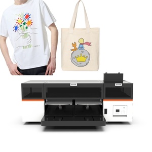 Machine d'impression numérique DTG universelle programmable multi-stations 12 couleurs entièrement automatique Max 1800 dpi pour T-shirts 37,1*42,1 cm - Product Image 1