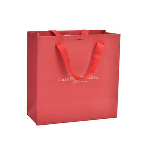 Bolsa de Papel con Logotipo Personalizado, Varios Diseños, Impresión Offset CMYK 4C, Bolsa de Regalo de Papel Kraft Reciclable Ecológica - Product Image 2