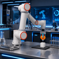 Robot collaboratif pour la préhension et le placement ; Robot collaboratif pour la préparation du café, charge utile de 5 kg, robot collaboratif