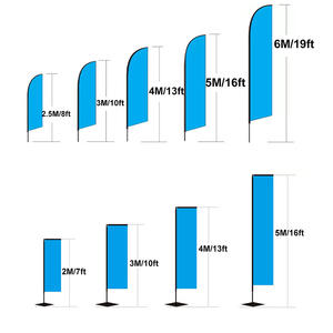 Banderas y pancartas promocionales de plumas <span class=keywords><strong>personalizadas</strong></span> Bandera de lágrima de playa Banner de publicidad al aire libre - Product Image 4