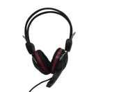 Casque filaire supra-auriculaire ajustable avec grands coussinets doux, interface 3,5 mm, transducteur hybride, ENC, IPX-7 pour PC/ordinateur portable
