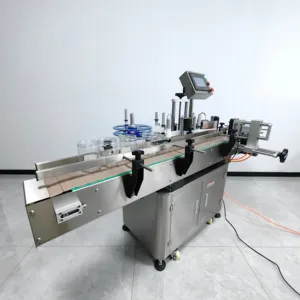 SHENGLONG SL-180 automatic high speed round bottle labeling machine for cans and tins accurate labeler