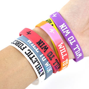 Silikon bileklik bilek kayışı fabrika özelleştirilmiş oyulmuş renkli kabartmalı bileklik spor kauçuk baskılı yetişkin bileklik - Product Image 3