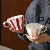 Mug Kopi Porselen Lucu, Aman untuk Mesin Cuci Piring, Dapat Digunakan Kembali, Hadiah untuk Bangun Pagi
