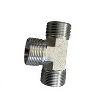 Raccord de tuyauterie hydraulique droit en acier au carbone forgé et acier inoxydable à haute étanchéité