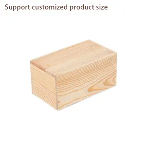 安価な未完成の木製ジュエリー収納ボックス松の木製ギフトボックススライド式ふたシンプルな木製ボックス
