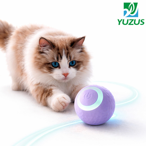 One Click Smart Rolling <strong>Dog</strong> Ball Interactive Tap to Wake Obstacle Avoidance Silicone Pet <strong>Toy</strong> for Cats and <strong>Dogs</strong> - Product Image 1