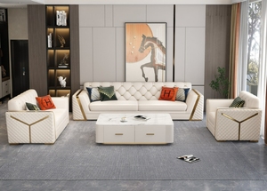 Ý Ánh Sáng Sang Trọng Hiện Đại Lớn Sofa1 + 2 + 3 Bộ Phòng Khách Sofa Set Tùy Chỉnh Màu Sắc Chất Lượng Cao Đồ Nội Thất Hỗ Trợ - Product Image 3