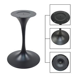 Đen sắt <span class=keywords><strong>Tulip</strong></span> bảng cơ sở trumpet bảng chân Vườn Nhà hàng khách sạn bảng - Product Image 2