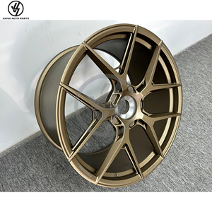 Nuevas Llantas de Aleación de Aluminio Forjado con Acabado Negro Multirradio y Bloqueo Central para 992 Turbo S 20-24 Pulgadas, Personalizables, 1 Año de Garantía - Product Image 3