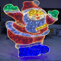 Luces LED Decorativas 2D para Exteriores, Resistentes al Agua IP65, de Alta Calidad, con un Índice de Realidad Cromática de 90, de 24 V-220 V, Marca Shengjia, Venta al por Mayor