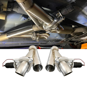 फैक्टरी कस्टम <span class=keywords><strong>3</strong></span> <span class=keywords><strong>2</strong></span>.5 इंच y पाइप निकास के लिए विद्युत निकास कटआउट पाइप वाल्व रिमोट बटन दूरस्थ बटन स्टेनलेस स्टील - Product Image 1