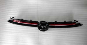 2G085365J para VW Volkswagen <span class=keywords><strong>Polo</strong></span> <span class=keywords><strong>GTI</strong></span> 2019 2020 Rejilla Delantera Línea Roja Plástico ABS - Product Image 2