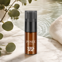 Hochwertige 30/35ml Hochtransparente Baby-Lotion Öl- & Serumflasche mit Lotionspumpe Reisegröße Spenderflasche