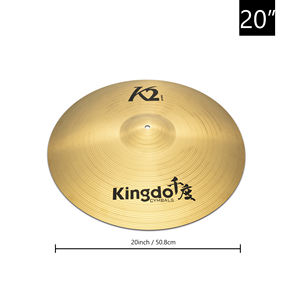K2 Series 14 ''HiHat 16'' <span class=keywords><strong>Crash</strong></span> 20 ''Ride Ensemble de <span class=keywords><strong>4</strong></span> cymbales en alliage Cymbales professionnelles faites à la main pour les batteurs - Product Image 4
