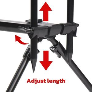 ขาตั้งคันเบ็ดตกปลาแบบปรับได้ ยืดหดได้ 3 หัว อลูมิเนียม - Product Image 1