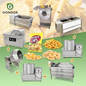 Máquina de Producción de Papas Fritas a Pequeña Escala, Semiautomática, para Fabricar Papas Fritas Francesas - Product Image 1