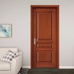 wholesale china wholesale price solid wood composite door for living room new product golden supplier big wooden door interior