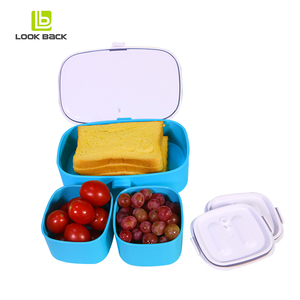 Microondas hombre Rectangular Biodegradable de plástico del paquete de 3 capas de prueba de fugas de bloqueo coreano <span class=keywords><strong>pastel</strong></span> Rosa - Product Image 4