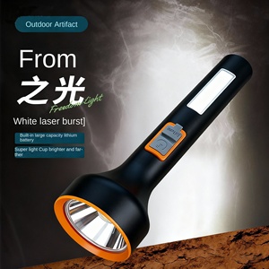 Lampe de poche de camping LED ultra-lumineuse à faisceau long IP65 Construction en alliage d'aluminium étanche 200-500m Portée 6-8h Durée de fonctionnement - Product Image 2