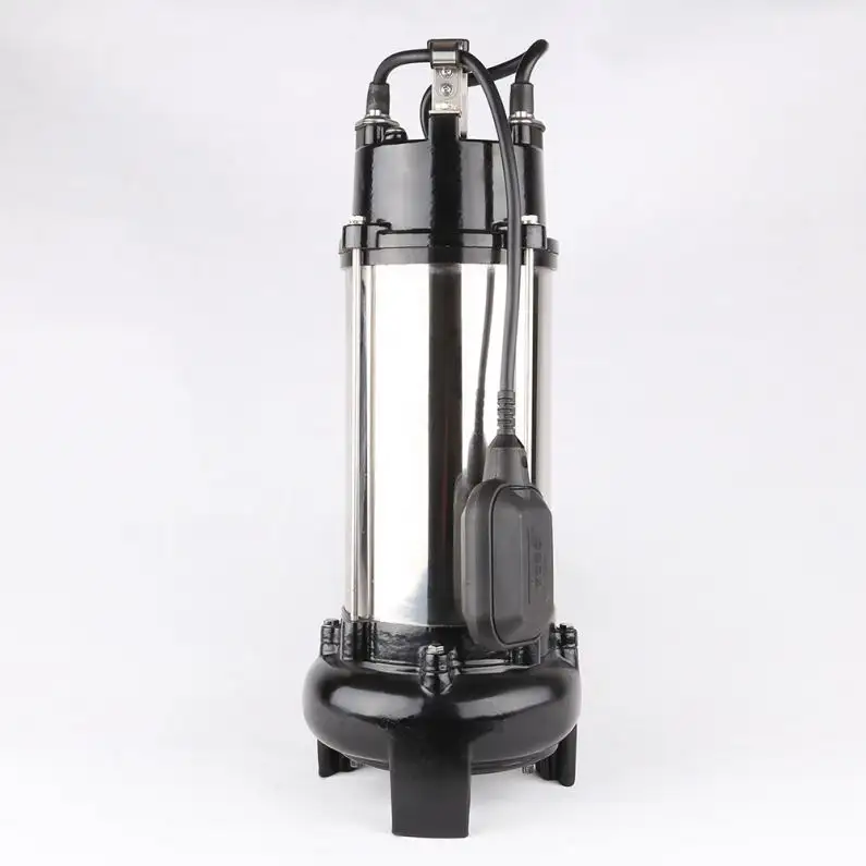 Sewage pump sea water submersible pumps with scissor cutting system