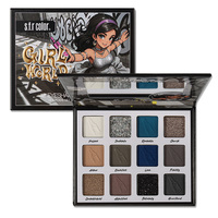 Palette d'ombres à paupières minérales mates métalliques imperméables avec logo personnalisé, OEM, étiquette privée, MSDS, 12 couleurs