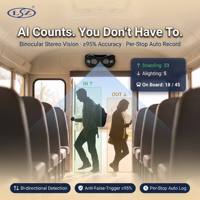 Système de comptage des passagers de bus avec une précision de 95 %, capteur APC intégré GPS pour l'optimisation des flottes de transport public