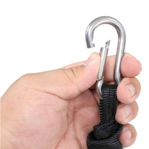 <span class=keywords><strong>Sangle</strong></span> d'arrimage à cliquet portable en polyester <span class=keywords><strong>avec</strong></span> <span class=keywords><strong>mousqueton</strong></span> pour bagages de toit de voiture, capacité de charge 100 kg - Product Image 4