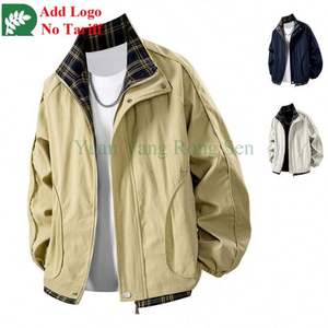Custom Logo Men's Jacket Stand Collar Casual <strong>Lamb</strong> Down Baseball Casual Button Jacket - Product Image 1