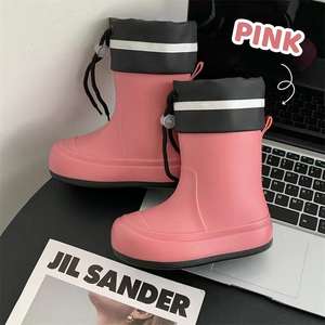 DERAN OEM usine personnalisé enfant en caoutchouc enfants bottes de <span class=keywords><strong>pluie</strong></span> enfant en bas âge chaussures de <span class=keywords><strong>pluie</strong></span> imprimer enfants bottes de <span class=keywords><strong>pluie</strong></span> imperméables pour garçons et filles - Product Image 4