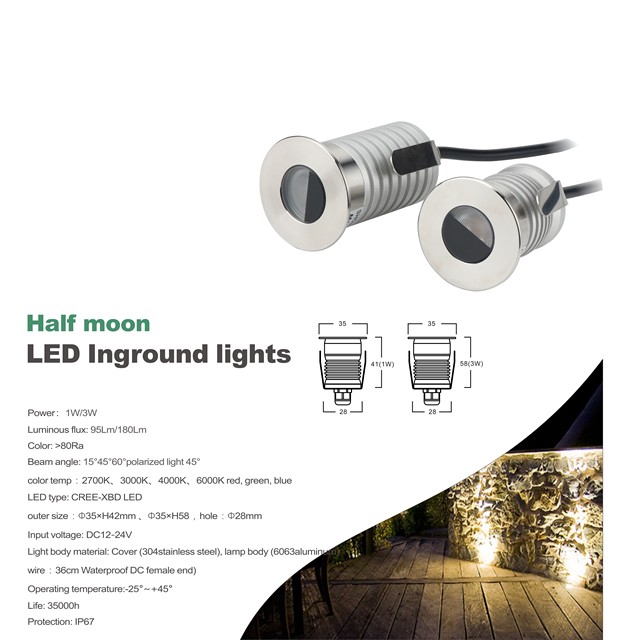 IP65 Display LED Downlights 1W Cabinet Ceiling Lamp DC12V LED Mini Spotlights