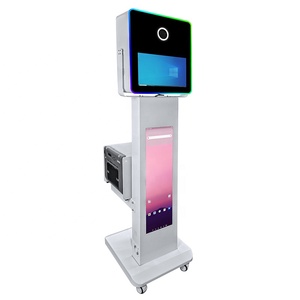Machine portative de cabine de <span class=keywords><strong>photo</strong></span> d'appareil-<span class=keywords><strong>photo</strong></span> d'appareil-<span class=keywords><strong>photo</strong></span> de DSLR en métal avec le kiosque de fournitures de partie d'écran tactile pour des photos et l'amusement! - Product Image 1