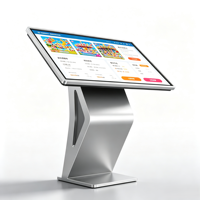 Kiosco de Consulta Táctil Infrarrojo UHD Tipo K de 43/50/55/65 Pulgadas, Terminal Digital para Interiores, Múltiples Interfaces, Colores de Marco Opcionales