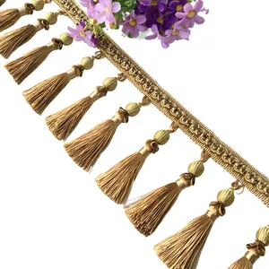 Stock tassel fringe trimming decorative tassel curtain curtain tassel trimming