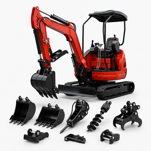 Envío Gratuito en la UE, Excavadora de 2 Toneladas y 2.5 Toneladas con Motor EPA, Máquina de Movimiento de Tierras, Retroexcavadora, Excavadora Agrícola, Miniexcavadoras - Product Image 1