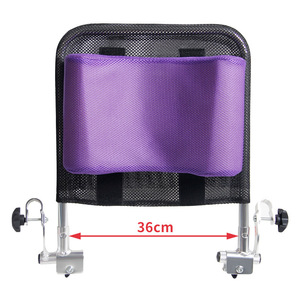 Adjustable <b>Backrest</b> Pillow 36cm Aluminum Alloy Frame For Wheelchair Universal Height Adjustable Support - Product Image 1