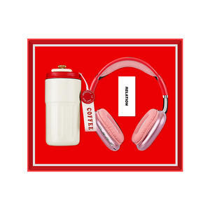 ชุดของขวัญแก้วกาแฟและหูฟังไร้สายแบบกำหนดเองได้ สำหรับงานอีเว้นท์ทางธุรกิจ โปรโมชั่นตรุษจีน - Product Image 1