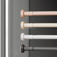 244kg Acier Inoxydable Super Heavy-Duty Télescopique Universel Séchage des Vêtements Tige de Support Moderne Fine-Réglable pour les Salles de Bains