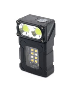 90度回転新しいデザイン超高輝度ミニポータブル懐中電灯トーチポケット充電式ライトマグネットEDC懐中電灯 - Product Image 1