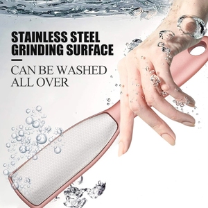 Herramienta profesional <span class=keywords><strong>para</strong></span> eliminar callos de mango largo de metal y acero inoxidable del fabricante al por mayor, <span class=keywords><strong>lima</strong></span> de <span class=keywords><strong>uñas</strong></span>, cuidado de los <span class=keywords><strong>pies</strong></span>, callos de plástico - Product Image 6