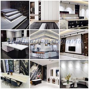 Encimeras de Cocina de Gran Tamaño de 320*120 cm, Estilo de Diseño Moderno, Losa de Piedra Sinterizada, Mármol, para Decoración Abierta - Product Image 4