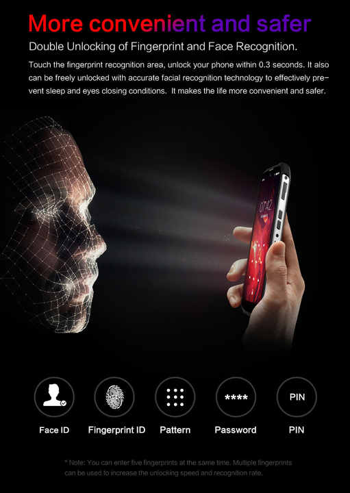 CONQUEST S16 BOX speaker NFC 6000mAh battery 6.3” FHD screen