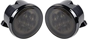 ไฟเลี้ยว LED สีเหลืองอำพันแบบรมควันด้านหน้า ใช้ได้กับรถ Wrangler JK JKU ปี 2007-2017 - Product Image 2