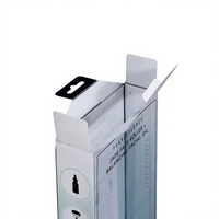 Boîte d'emballage sous blister transparente personnalisée en PET PVC pour coffrets cadeaux cosmétiques, présentoir de vente au détail
