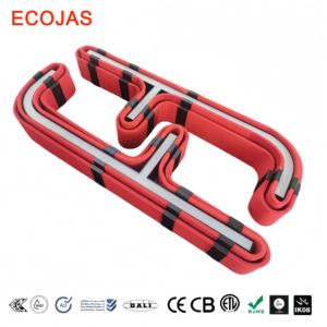 Plafonnier acoustique moderne ECOJAS sur mesure avec télécommande, couvercle en acrylique NRC 0.90 pour auditorium et salle de réunion - Product Image 2