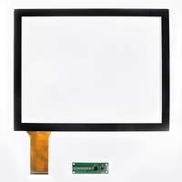 Panel Táctil Industrial de 10.4 Pulgadas, Directo de Fábrica OEM, MOQ Bajo, Personalizado, 10 Puntos Multitáctiles, Capacitivo, Marco Abierto, Resistente al Agua