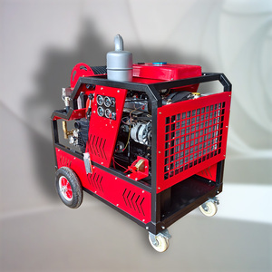 LC 15Mpa 110lpm 33kw Nouvelle machine de nettoyage de canalisations d'égouts à <span class=keywords><strong>haute</strong></span> <span class=keywords><strong>pression</strong></span> diesel avec pompe et démarrage automatique à distance - Product Image 4