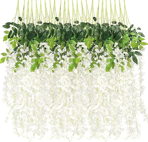 Guirnalda de Glicinia Artificial 2026, Nueva, para Decoración Colgante de Techos en Bodas y Fiestas - Product Image 1